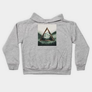 The Peak of Serenity Kids Hoodie